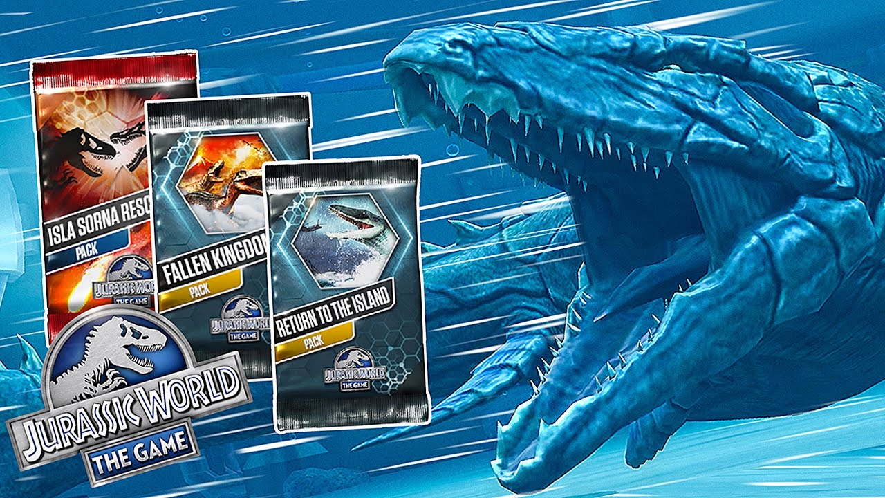 Jurassic World: The Game EP797 สามแพ็คในหนังมาแล้ว!!?