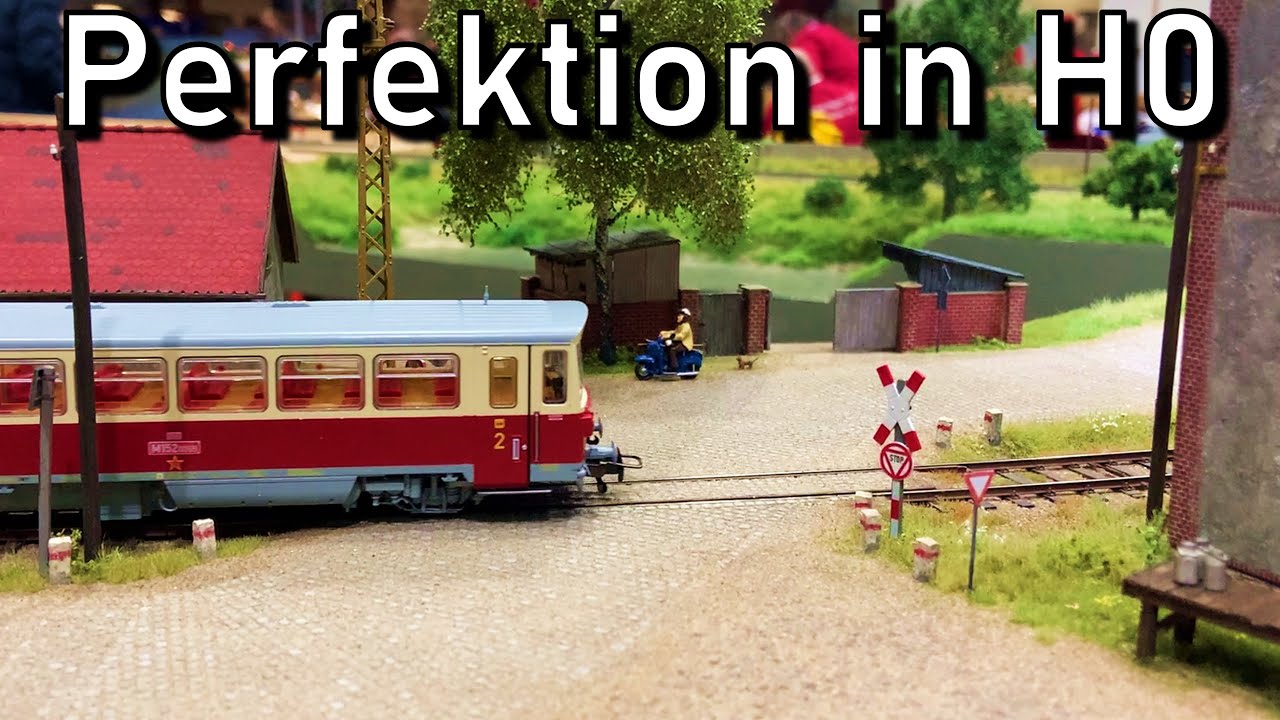 Detailreiche DDR Nebenbahn in H0 | Chemnitzer Modellbahntage 2023