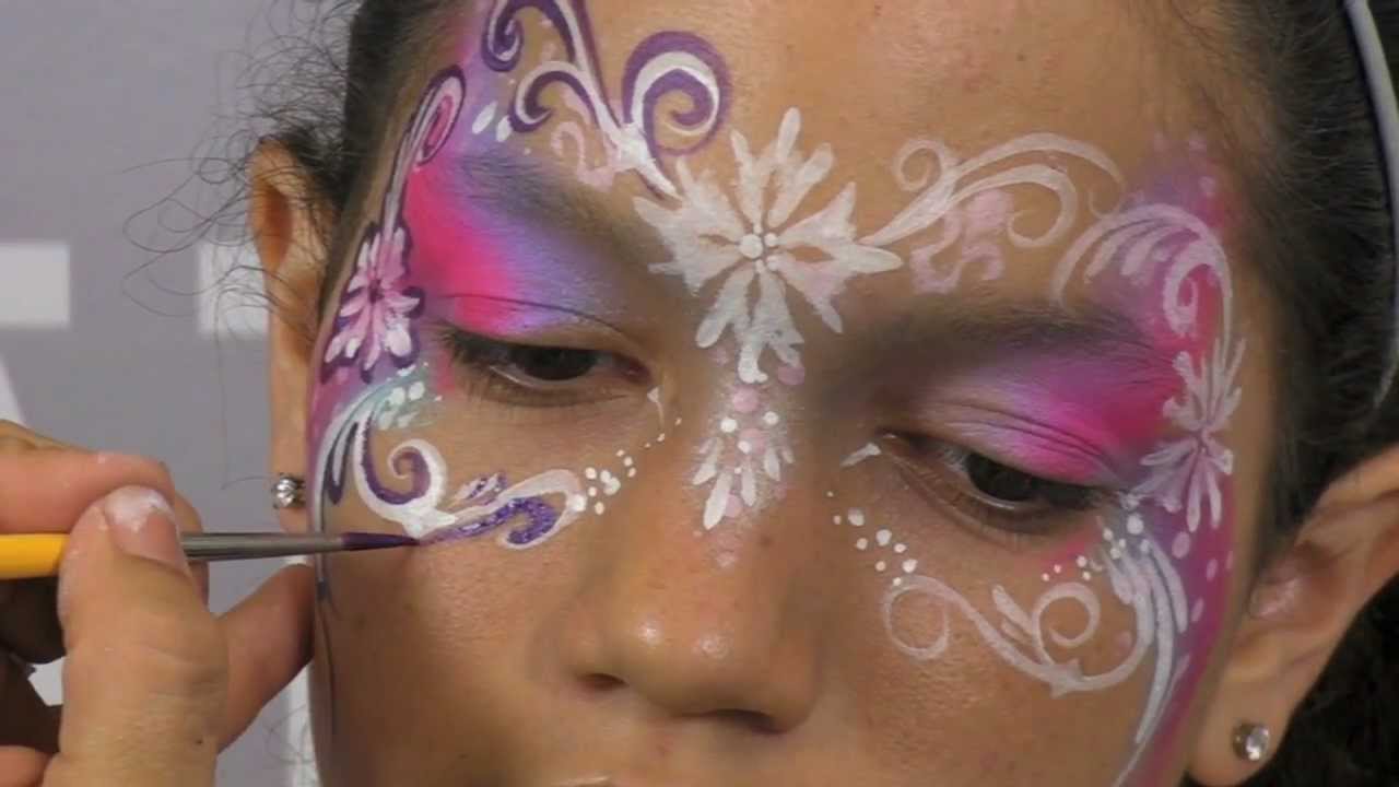 Pretty Face Painting Mask Design & Tutorial