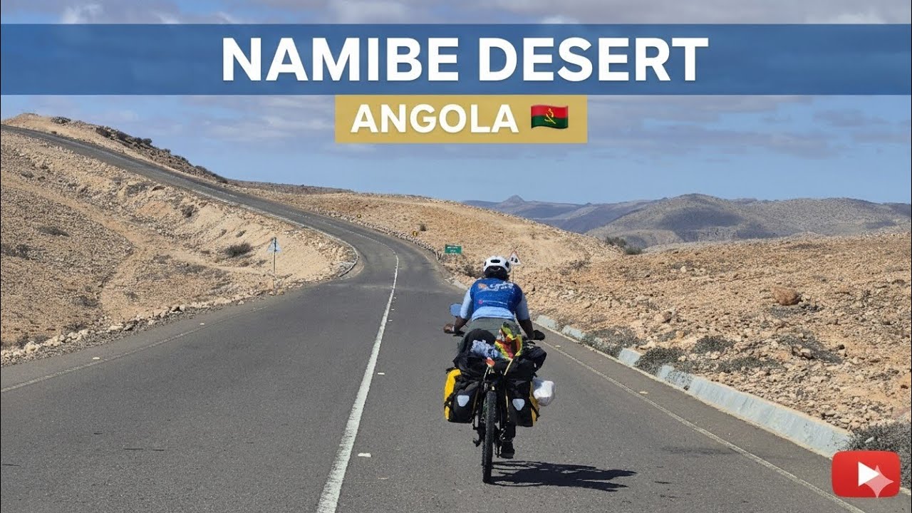 Bikepacking through Namibe Desert 🏜 Angola 🇦🇴 #zim2nigeria 