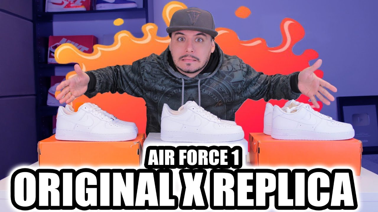 Air Force 1 Original x Réplica x Piratão