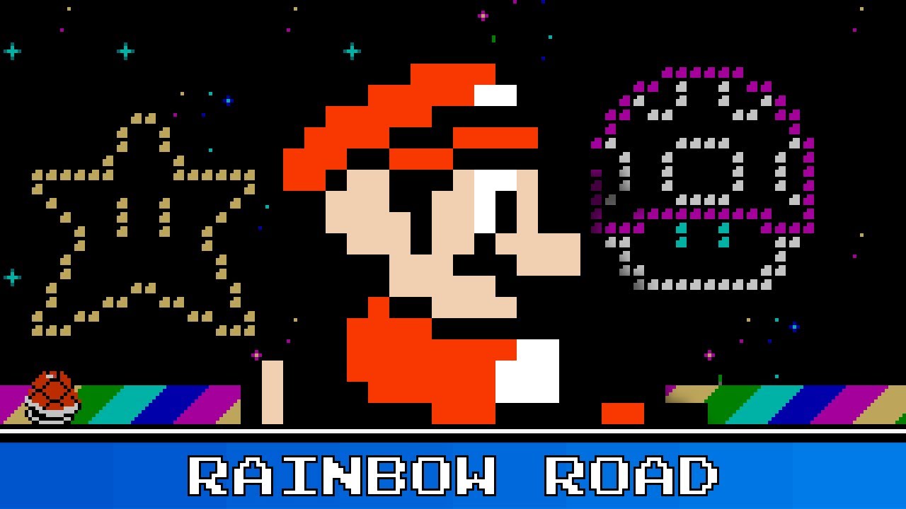 Rainbow Road 8 Bit Remix - Mario Kart 64