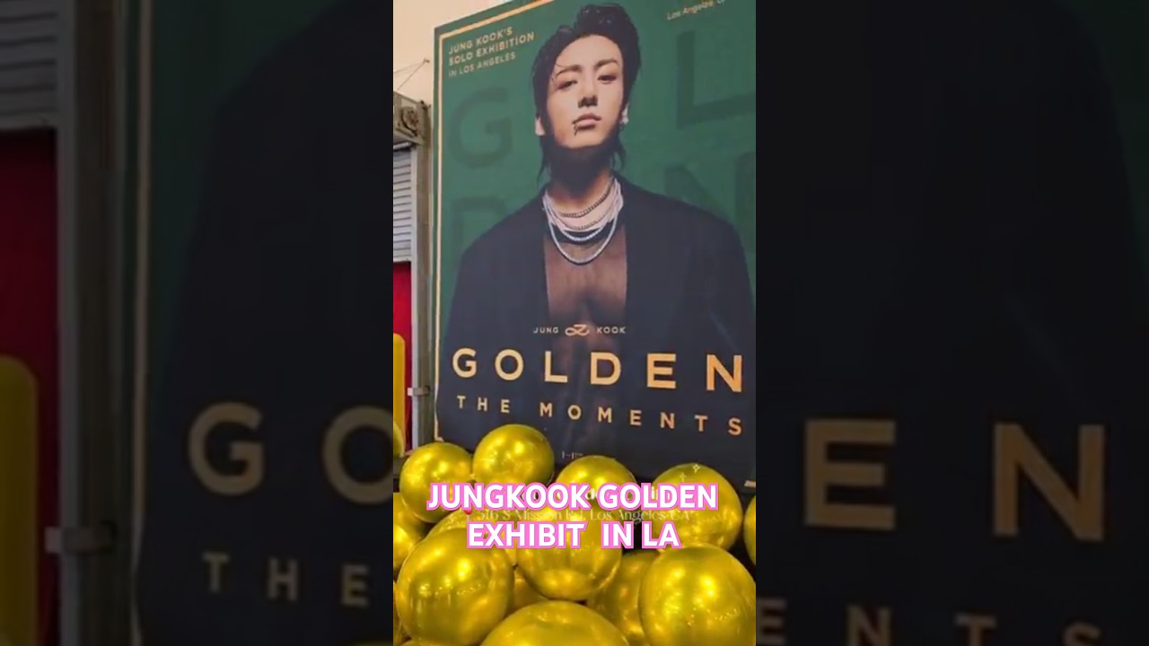 Jungkook Golden The Moments Exhibition in LA 