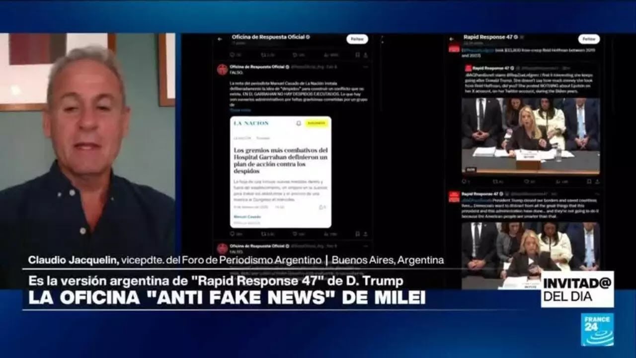 ¿La oficina contra las 'fake news' de Milei es una copia de la misma estrategia de Trump?