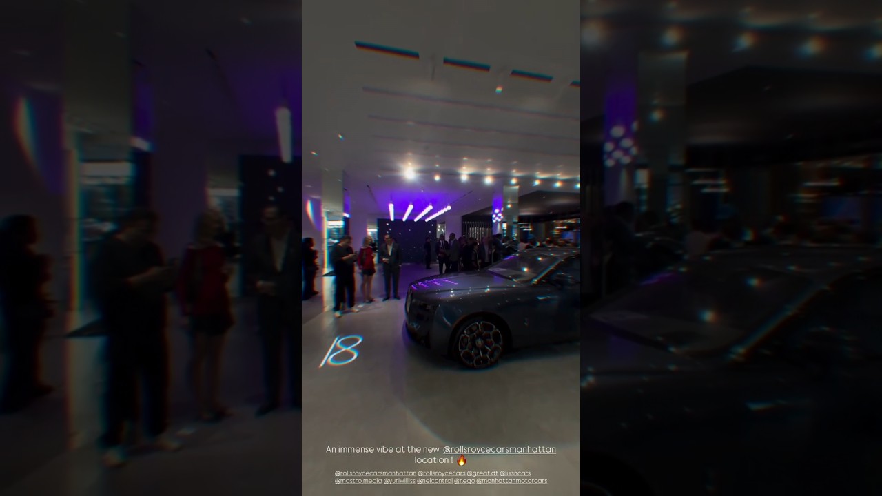 Showroom Vibes | Rolls-Royce Black Badge Ghost Series II at Manhattan ✨🔥