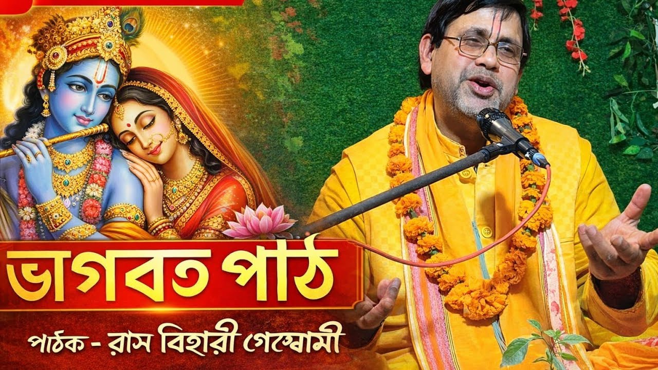 ভাগবত পাঠ | রাসবিহারী গোস্বামী | রাধা কলাচাঁদ আশ্রম