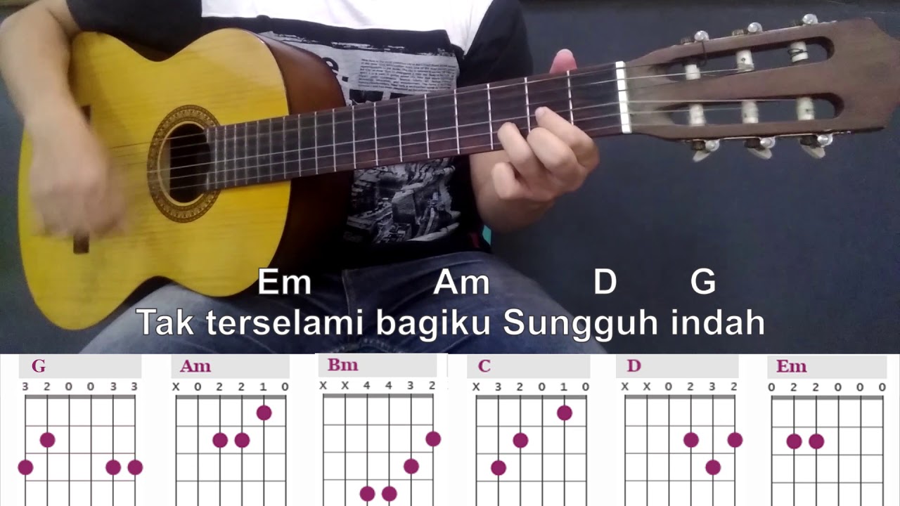 BELAJAR GITAR - SUNGGUH INDAH (RAGUEL LEWI)