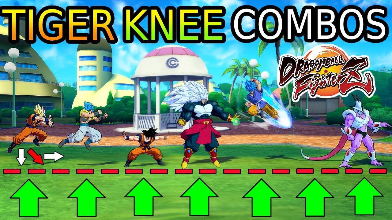 This Is What INSANE TIGER KNEE COMBOS Look Like in DBFZ!