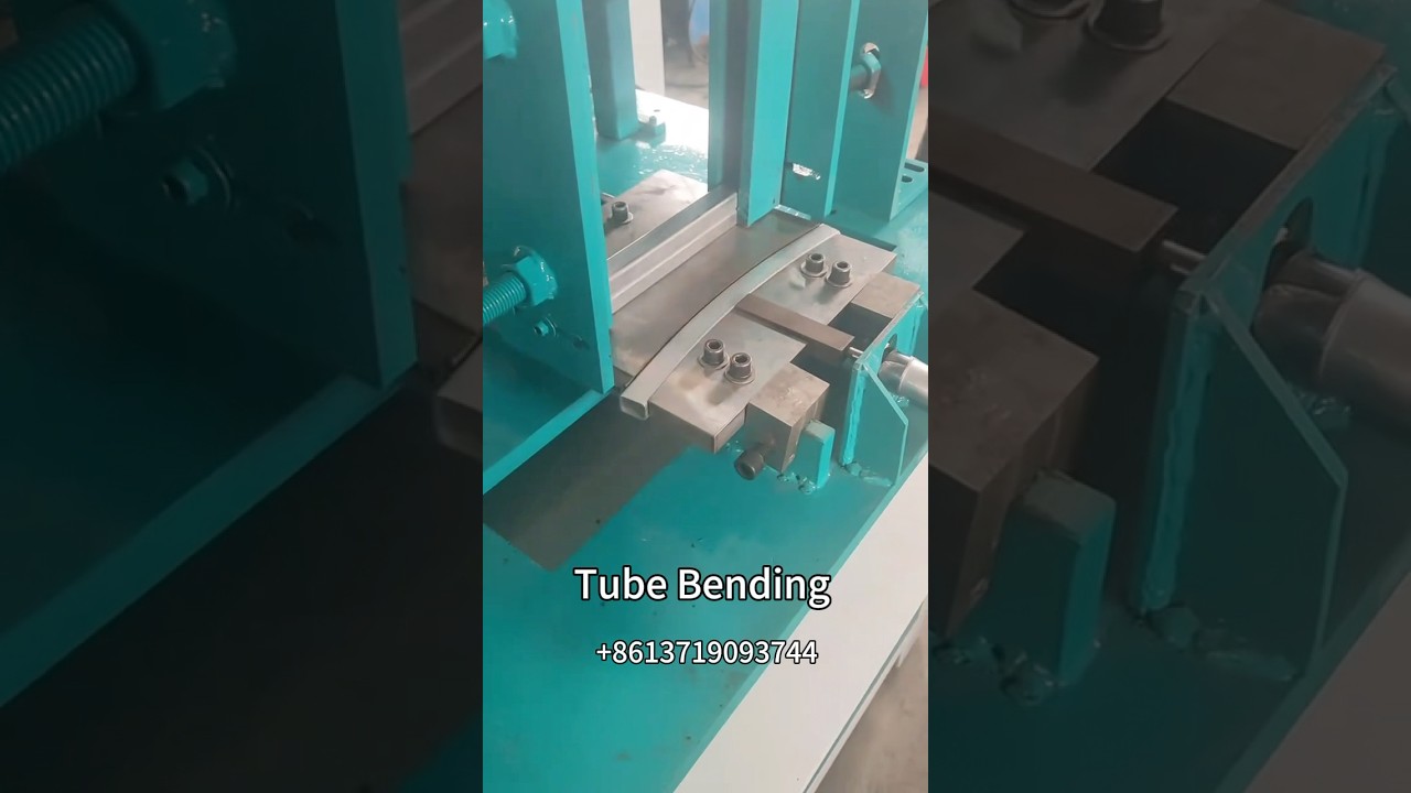 Automatic steel tube square metal pipe bending machine press bender #machine #tubecuttingequipment