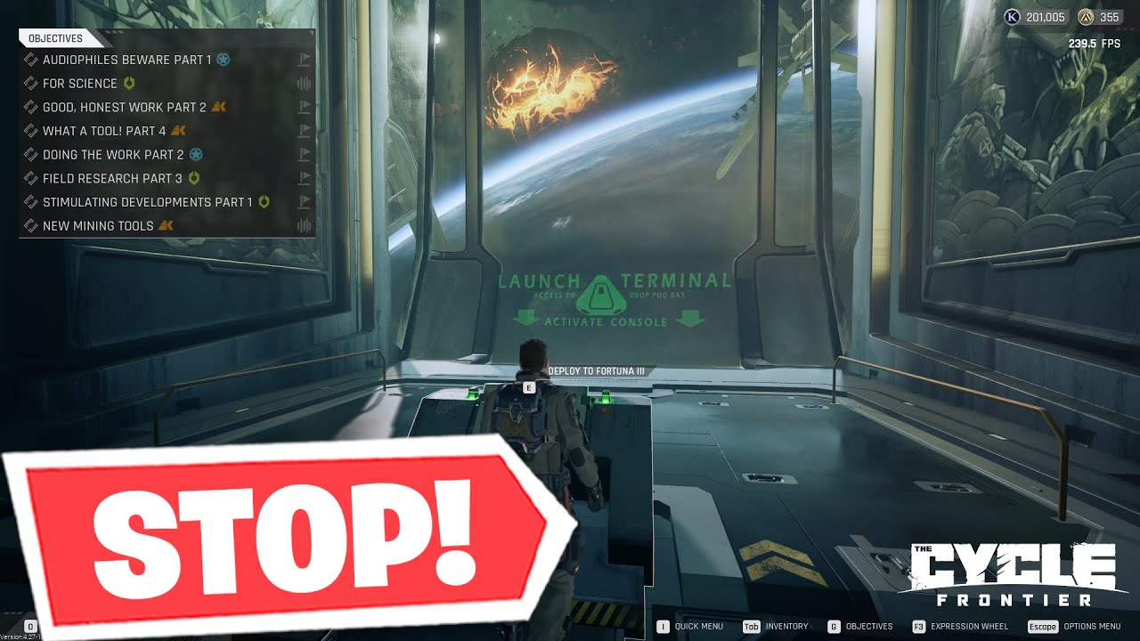The Cycle Frontier - STOP Using The LAUNCH TERMINAL! You're Wasting Time!
