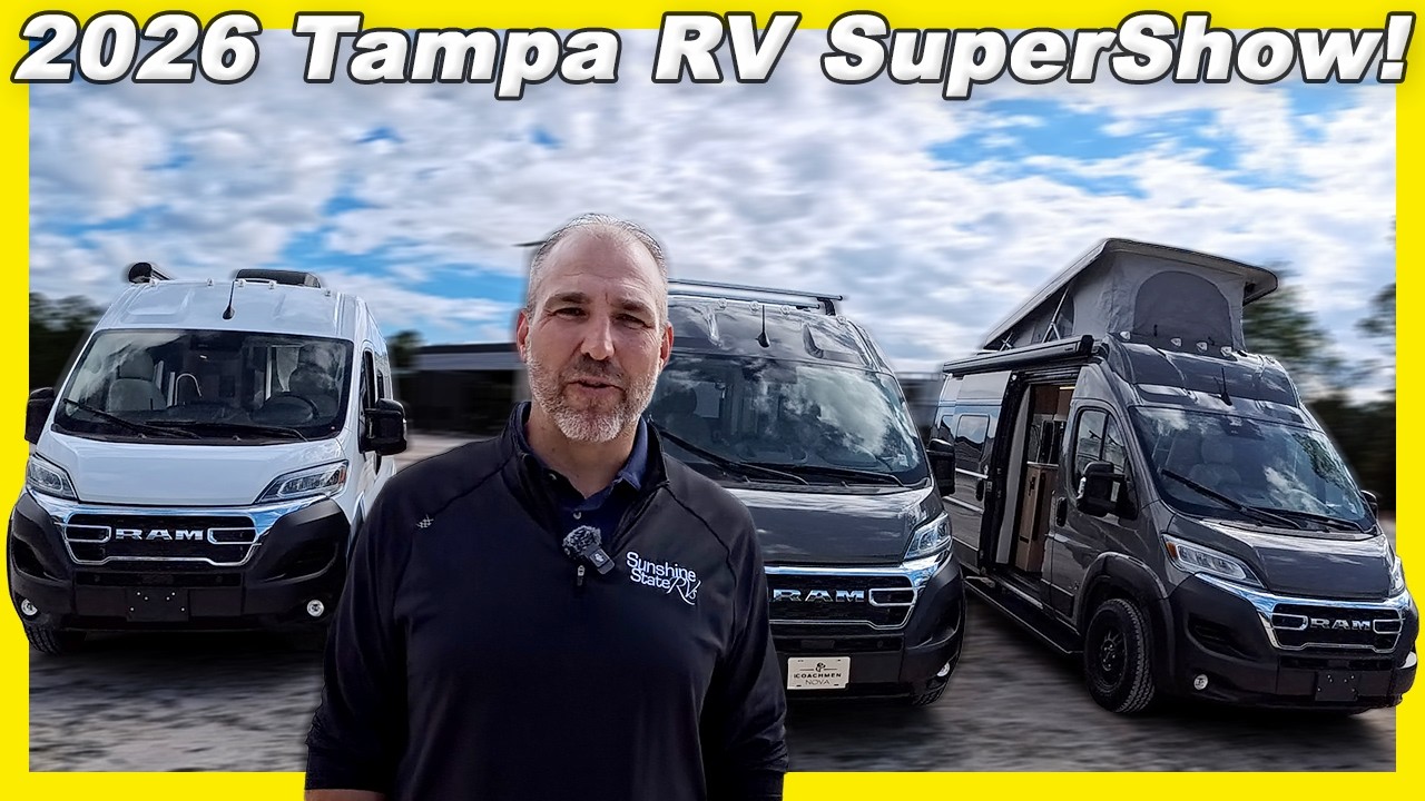 NEW 2026 Coachmen Class B Camper Vans Debut at the Tampa RV Super Show