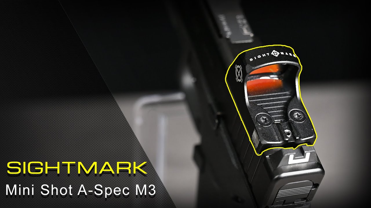 SIGHTMARK MINI SHOT A SPEC M3 - ROTPUNKTVISIER FÜR SUBKOMPAKTE WAFFEN