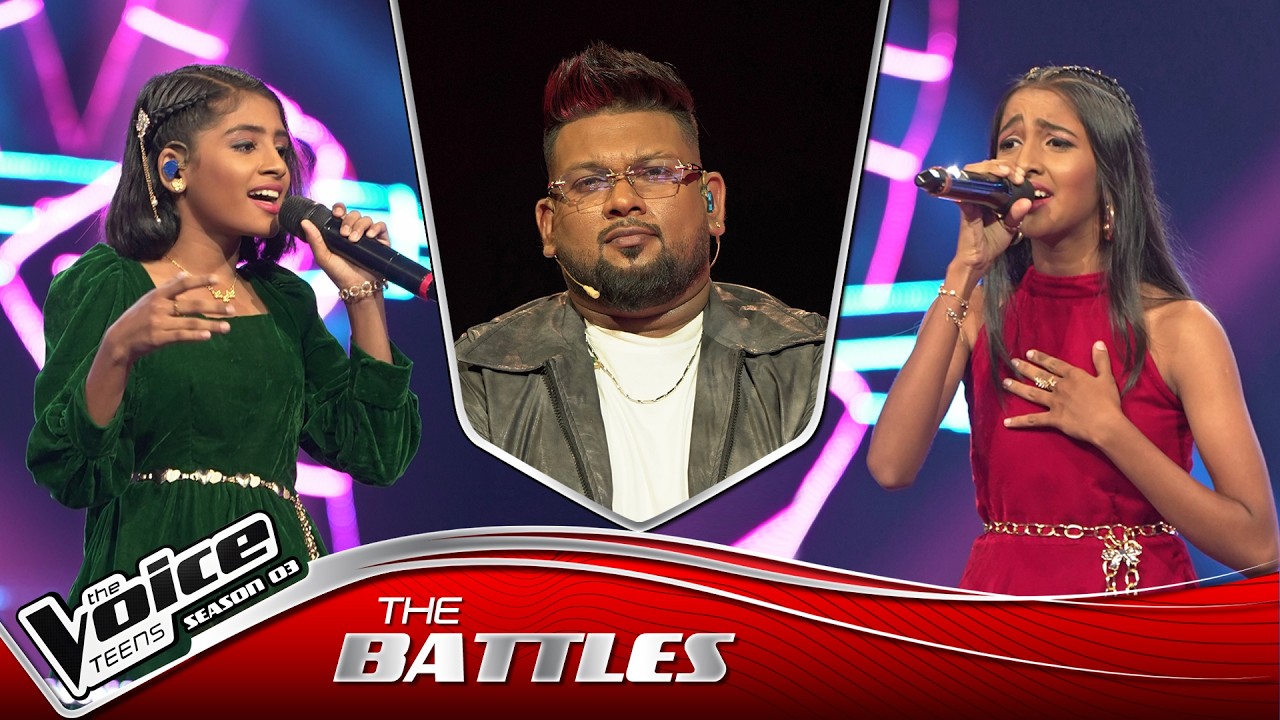 Hinudamji Vs Minuthi | Kailashini (කෛලාශිනී) | The Battles | The Voice Teens Sri Lanka S3