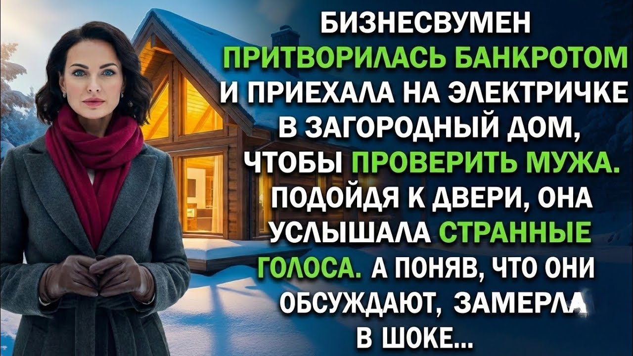 Бизнесвумен, притворившись банкротом, приехала на дачу, чтобы проверить мужа