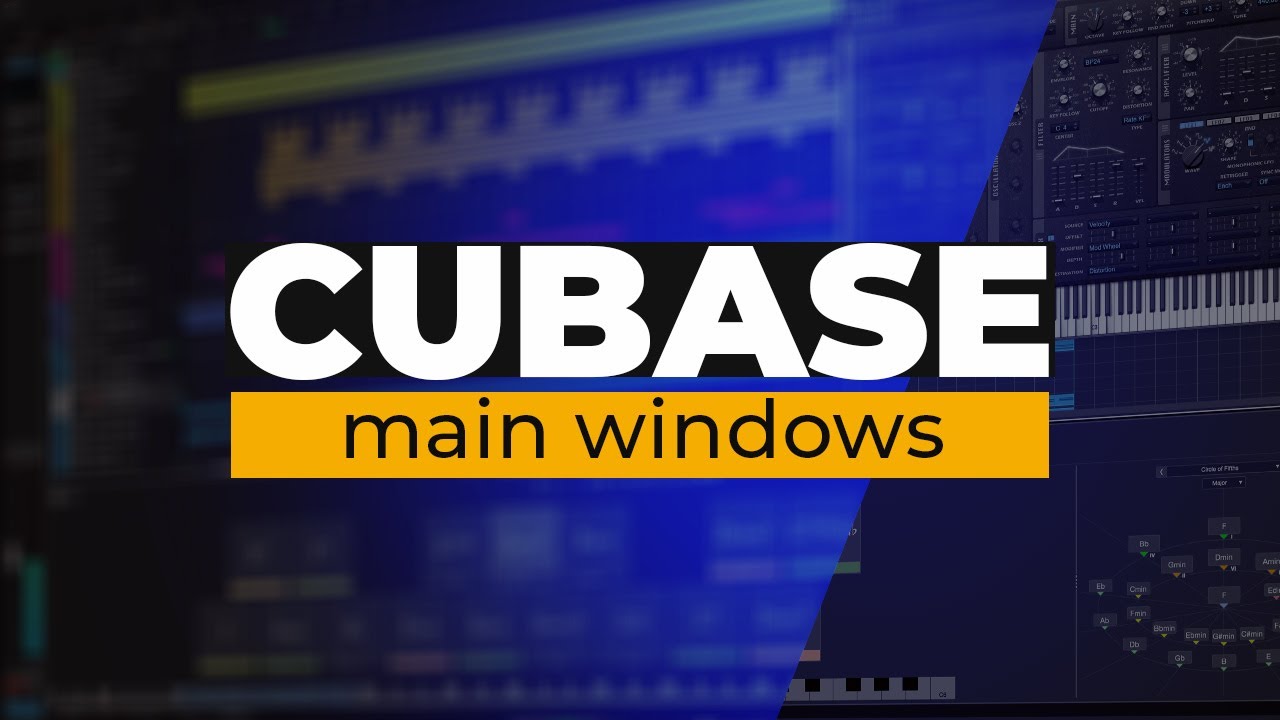 Учебное пособие по Cubase 13 Pro (Урок 4) – Основные окна.
