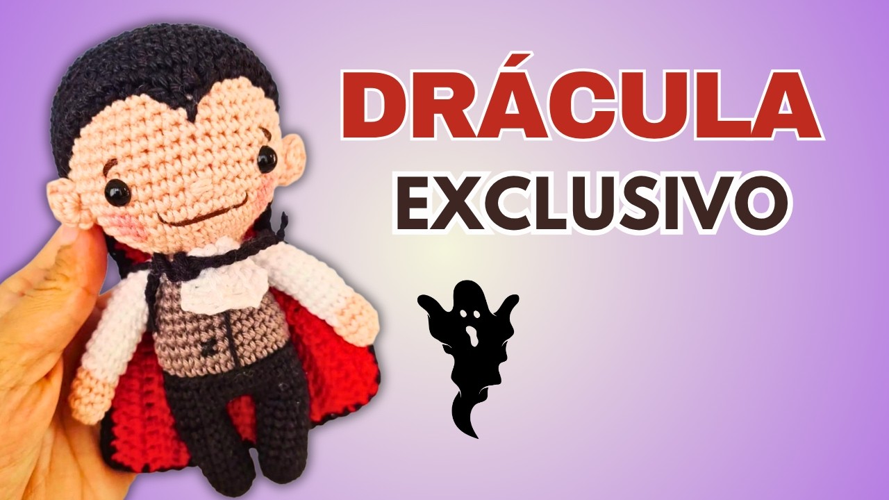 TUTORIAL como tejer un DRÁCULA AMIGURUMI a crochet | parte 1 | paso a paso