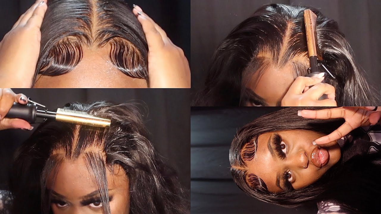 Как сделать парик с застежкой «Вдова Пик» | УКЛАДКА С ЗАСТЕЖКОЙ НА ЛОБНЕ ft Alllove Hair