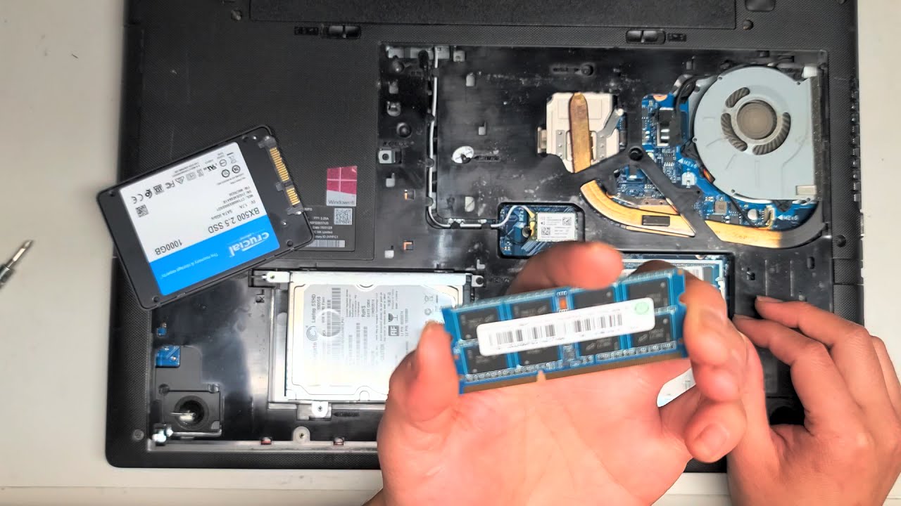 Lenovo Z70-80 80FG Disassembly RAM SSD Hard Drive Upgrade Repair Battery CD DVD Drive Replacement
