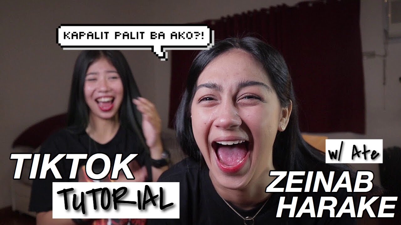 TIKTOK TUTORIAL WITH ATE ZEINAB HARAKE! (LAPTRIP TO HAHAHA) | Shaina Denniz