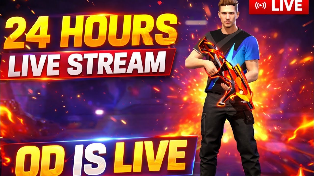🔴 OD IS LIVE 👍free fire 1v2 guild test 😮