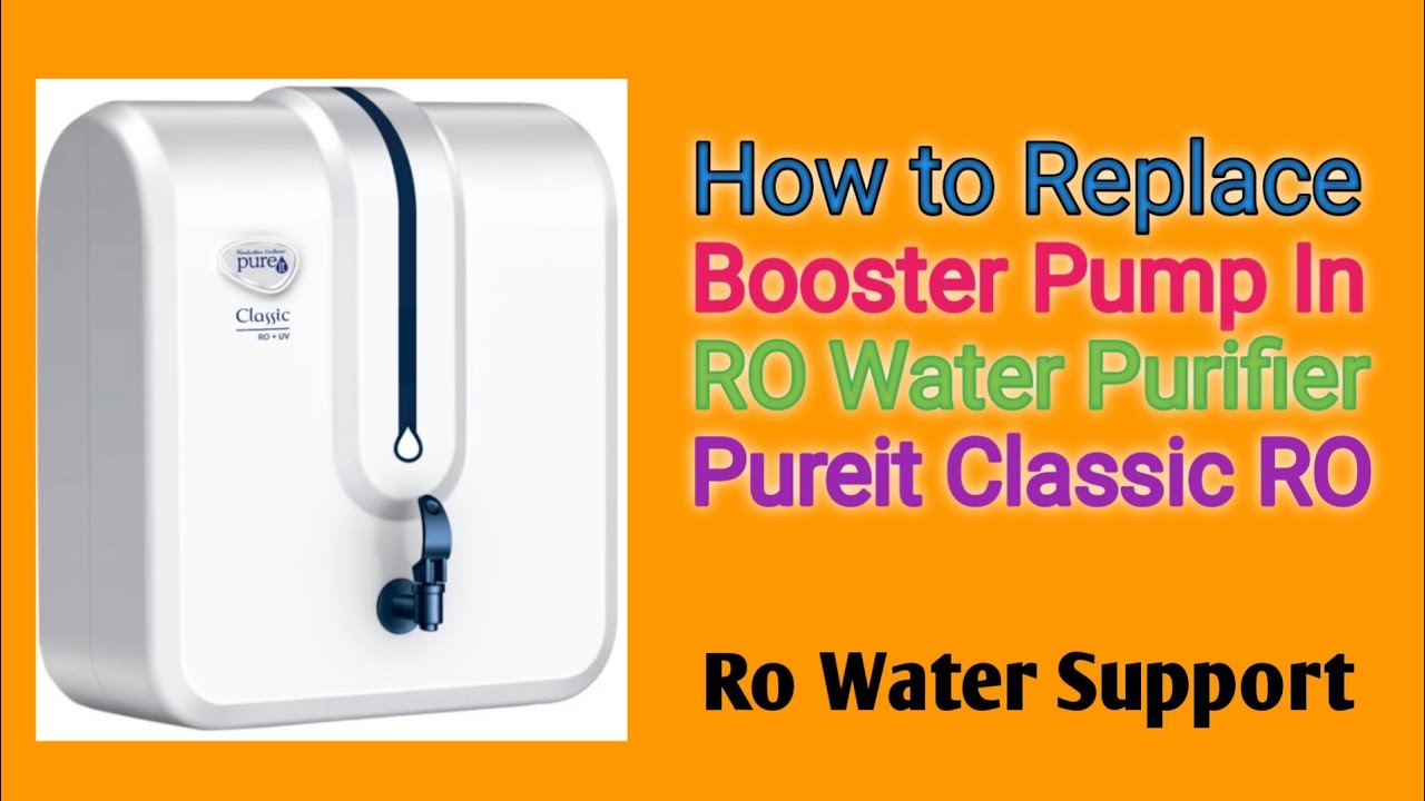 How To Install RO Booster Pump In Puriet Classic RO+UV  | RO Water Support |