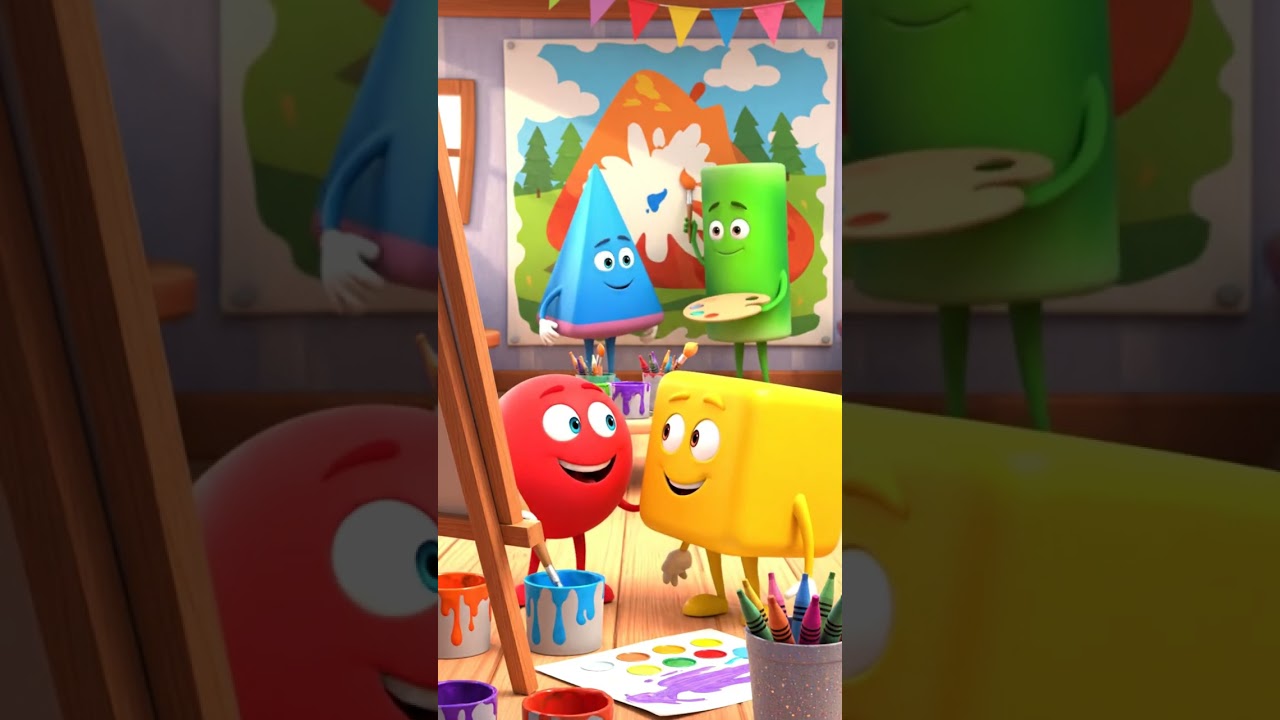Learning Through Colors & Friendship | Kids Cartoon #kidsanimation #bekind #friendship