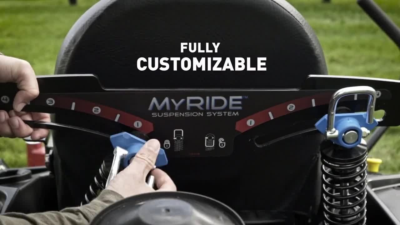 MyRIDE Suspension System | Toro® Zero Turn Mowers