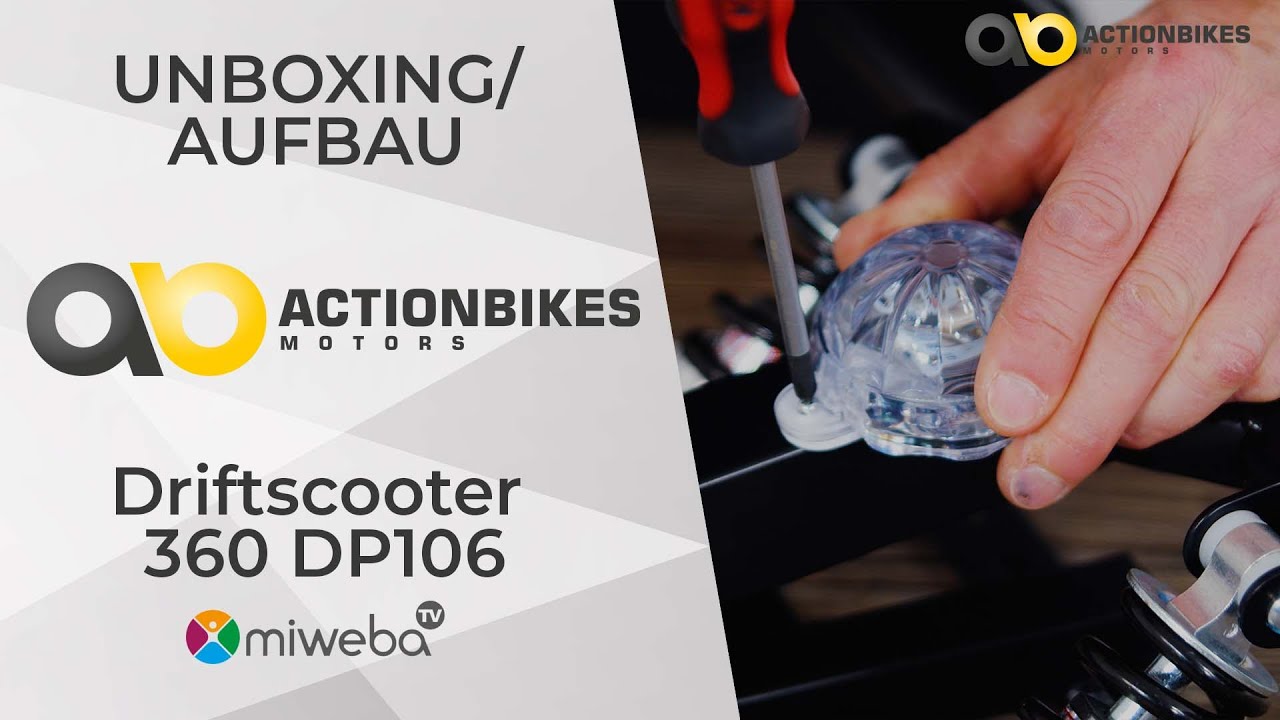 Aufbau: Driftscooter Elektro-Drift-Trike f&uuml;r Kinder | Aufbauvideo Montage Hilfe | Driftroller Miweba
