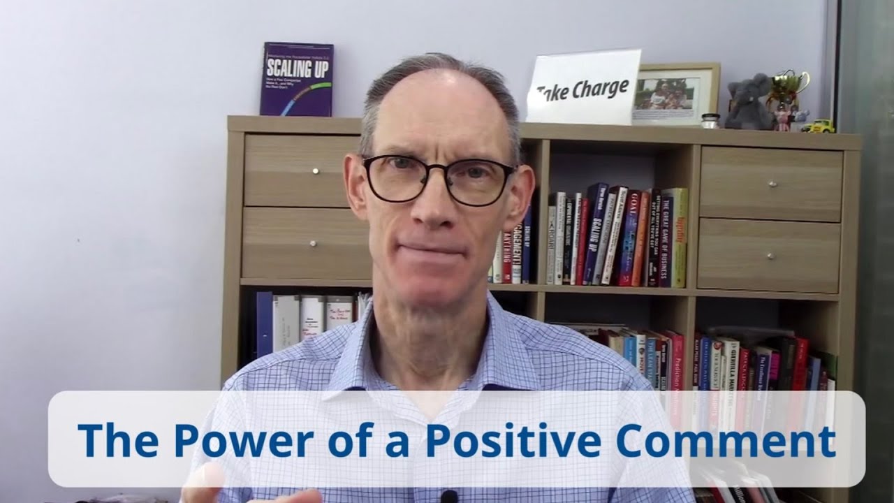 The Power of Positive Comments - and the Devastation we can create when they're absent...