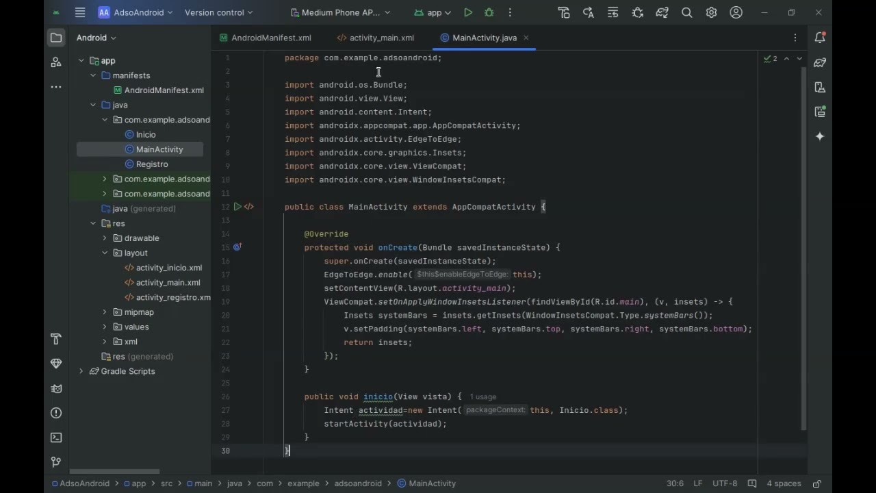 Maquetaci&oacute;n de la interfaz gr&aacute;fica en XML - Android
