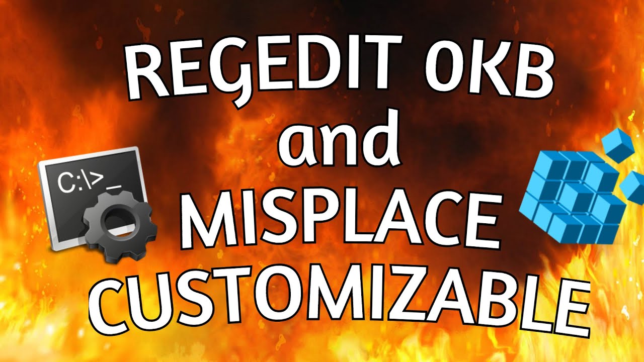 Best Custom Regedit 💉 0 KB and Misplace | H-Regedit