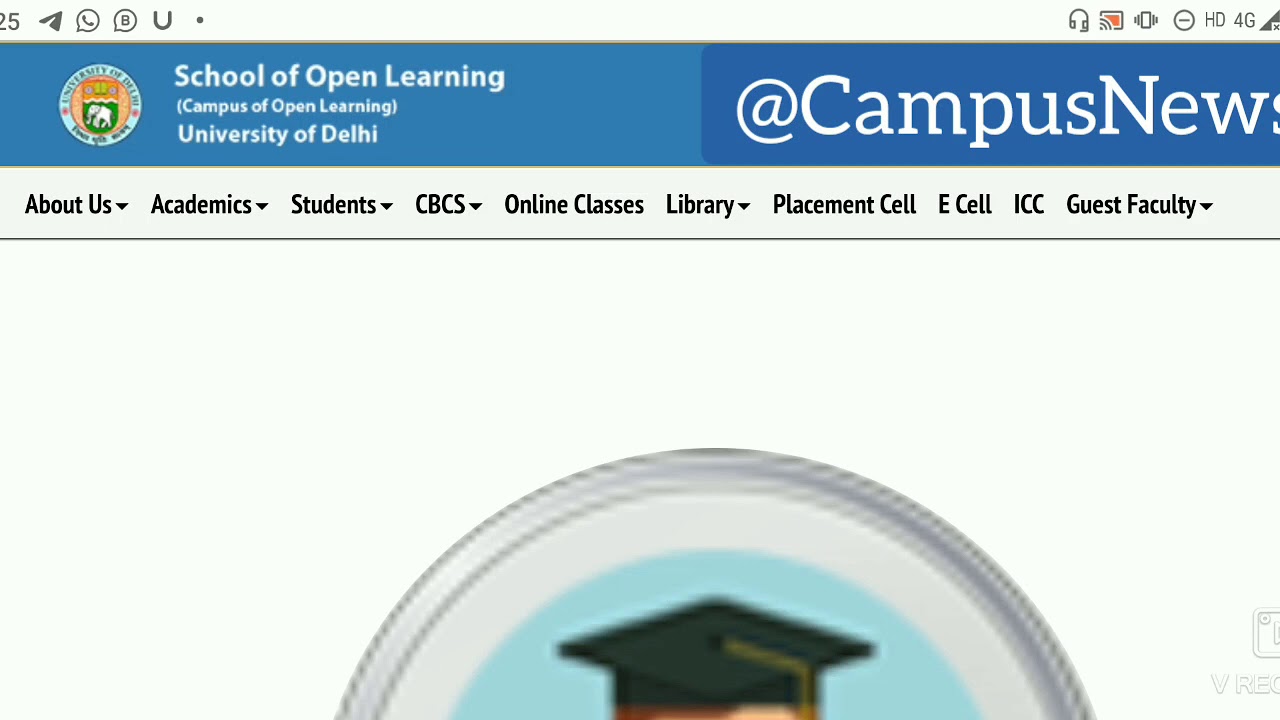 DU SOL NEW NOTIFICATION! DU SOL UG & PG EXAMINATION FORM EXTENDED! DU SOL UPDATES!