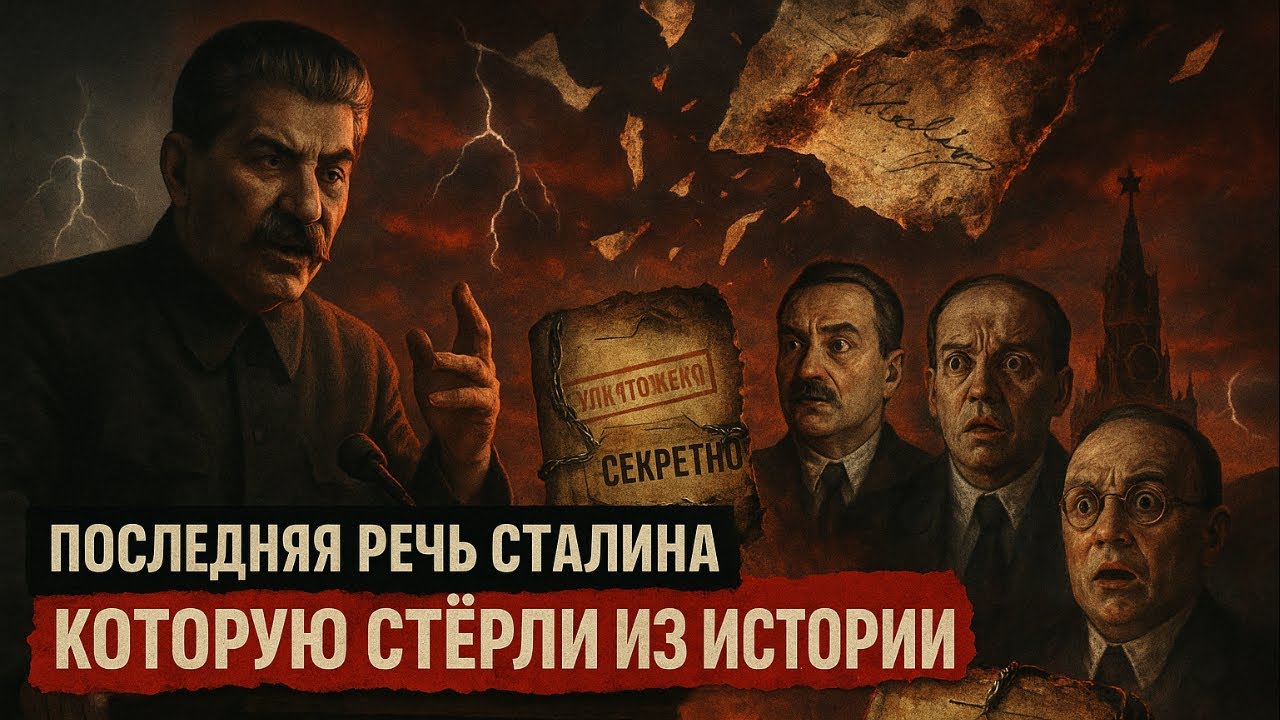 Последняя речь Сталина: слова, которые изменили историю.