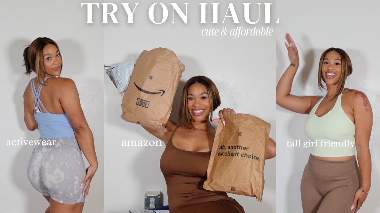 MINI ACTIVEWEAR HAUL | Amazon | can you be cute on a budget?