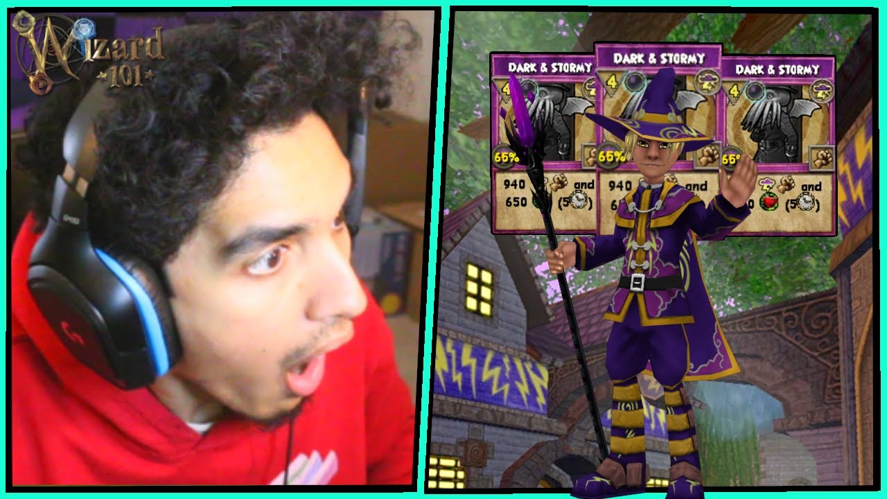 Wizard101 Max (160) Storm PvP: *NEW* Dark And Stormy Spell Is INSANE.