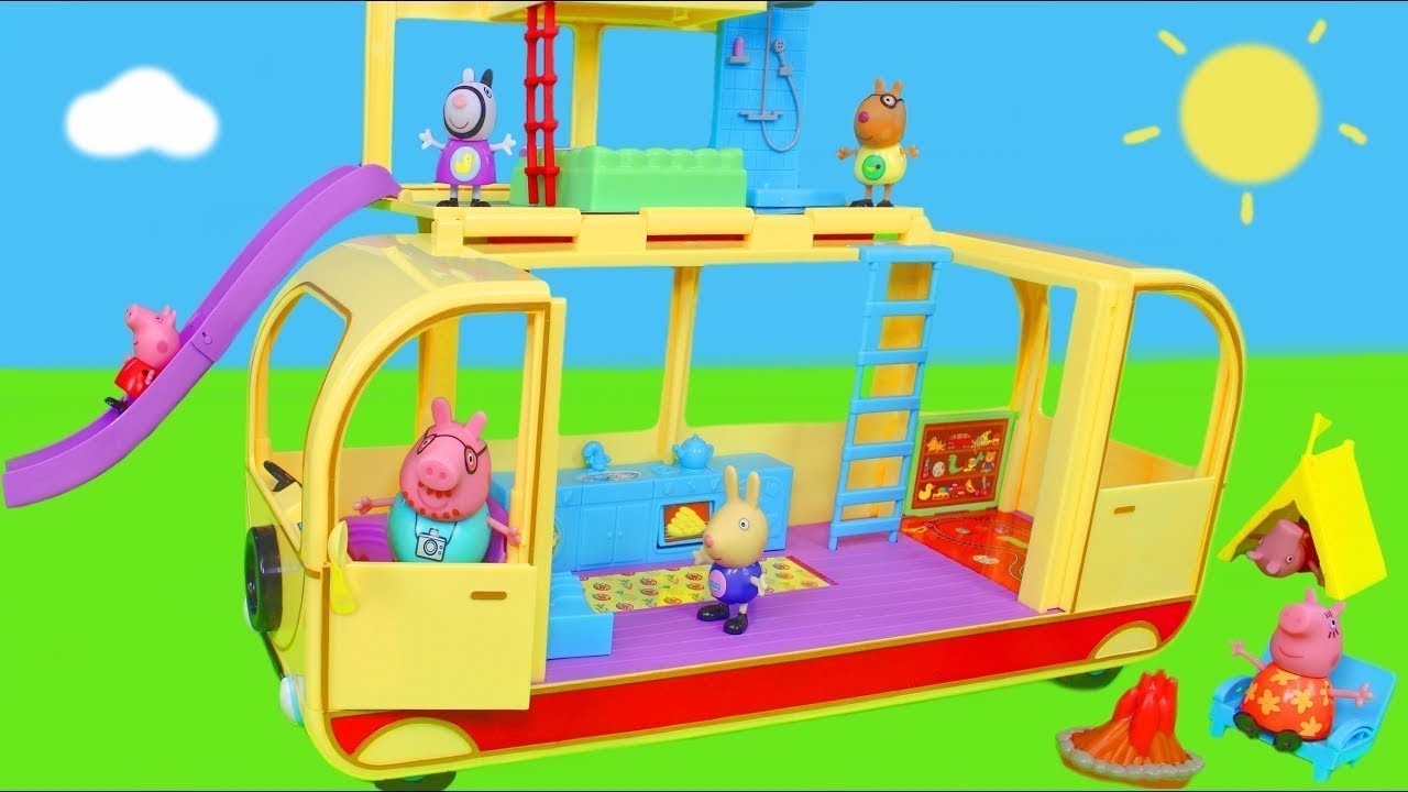 Świnka Peppa zabawki - Pojazdy z zabawkami dla dzieci Peppa Pig Toys