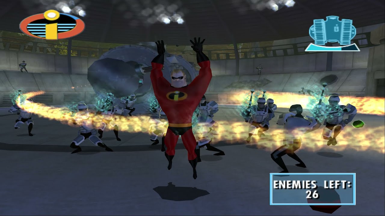 The Incredibles PS2 | Battle Mode with Mr. Incredible