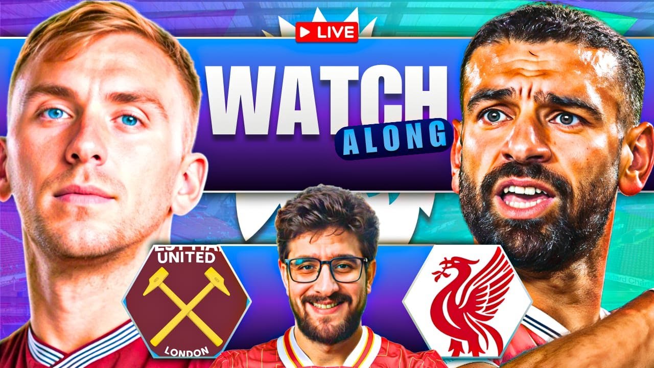LIVERPOOL VS WEST HAM LIVE STREAM WATCHALONG! PREMIER LEAGUE LIVE STREAM WATCHALONG!
