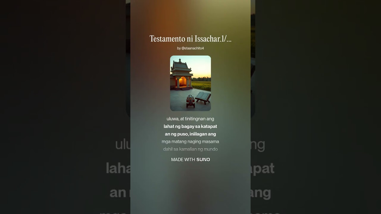 Testamento ni Issachar.1/29-to-44🎻