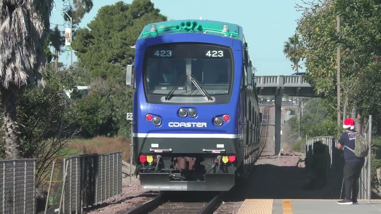 Railfanning Carlsbad Village 12-29-25
