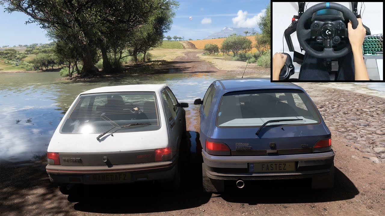 Peugeot 205 GTI & Renault Clio Williams - Forza Horizon 5 | Logitech G923 gameplay