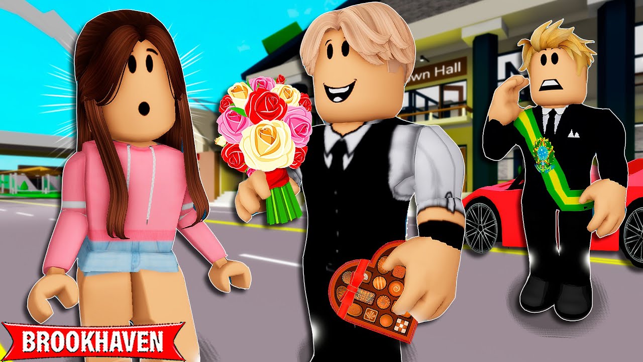 O FILHO do PREFEITO se APAIXONOU pela MENINA HUMILDE | Historinhas Brookhaven Roblox Bibi e Lud