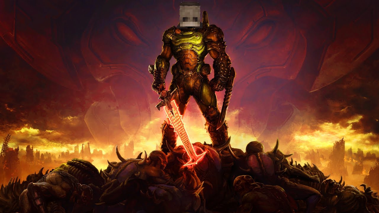 Minecraft but it's DOOM | Minecraft Bending