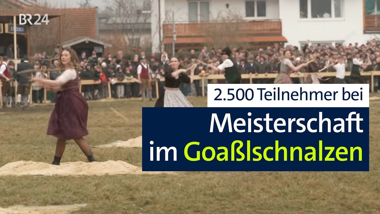 Teilnehmerrekord beim Preisschnalzen in Kirchanschöring | Abendschau | BR24