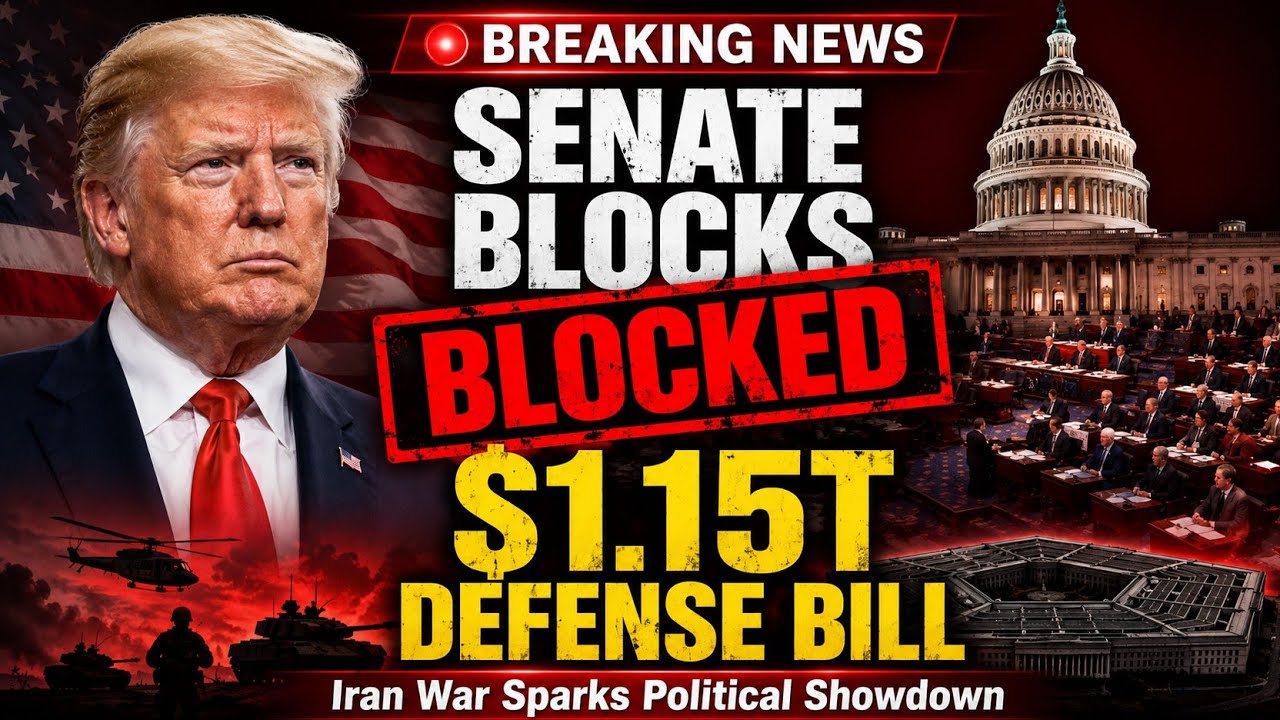 US Senate Democrats BLOCK $1.15 Trillion Defense Bill Over Iran War | Major Showdown in Washington