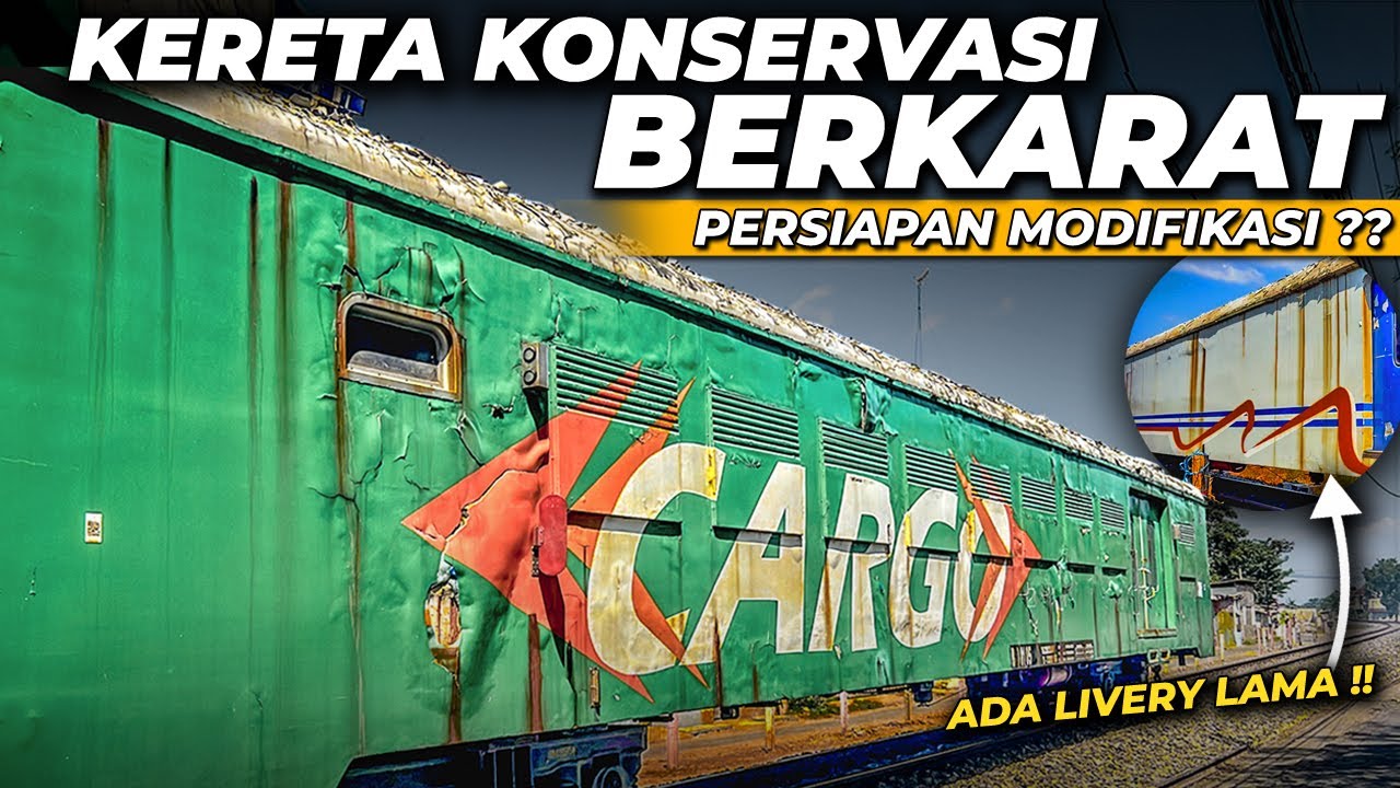 PENGIRIMAN KERETA KARATAN! MENUJU BENGKEL BAKAL MODIFIKASI ?? KLB Bagasi Konservasi Jember - Tegal