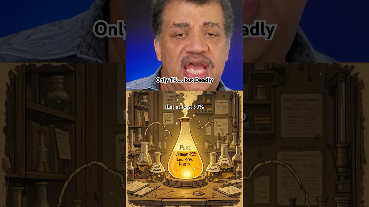 Neil deGrasse Tyson: How to Build a Bomb Starts with Uranium-235 💥