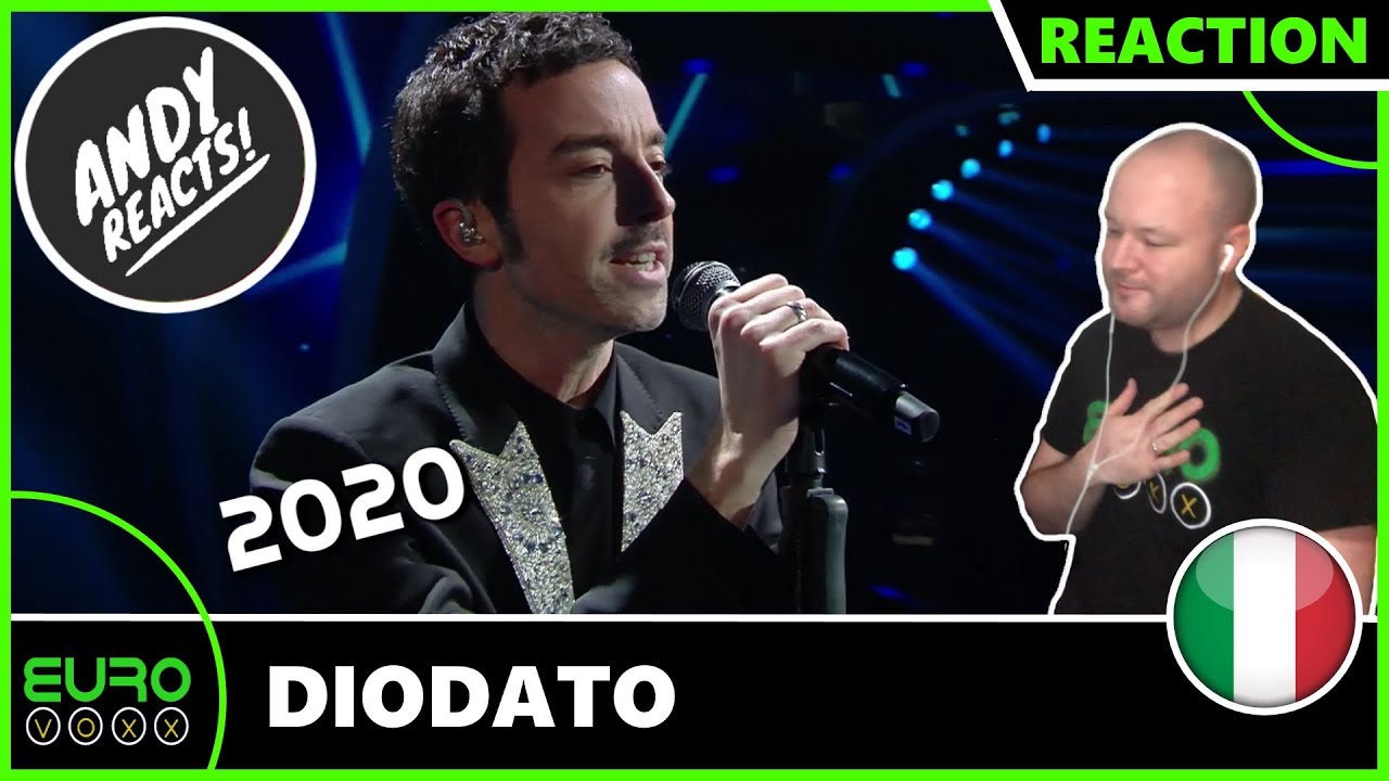 ITALY EUROVISION 2020 REACTION: Diodato - Fai Rumore (Sanremo 2020 Winner Reaction) | ANDY REACTS!