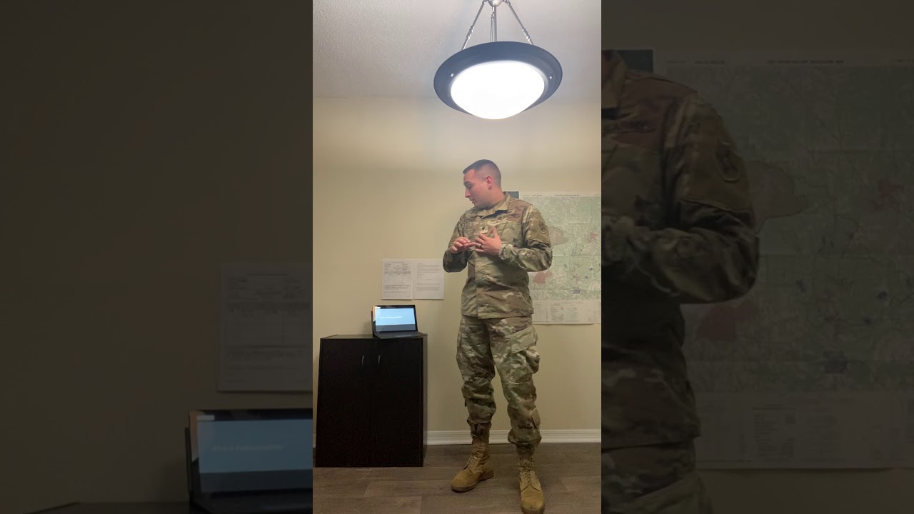 Military bearing and professionalism