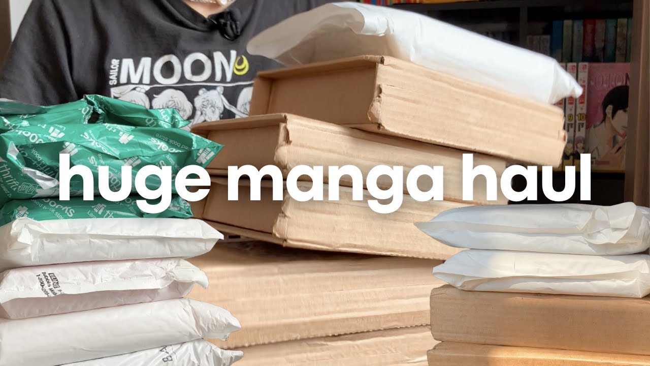📦 manga haul & unboxing | 35+ volumes